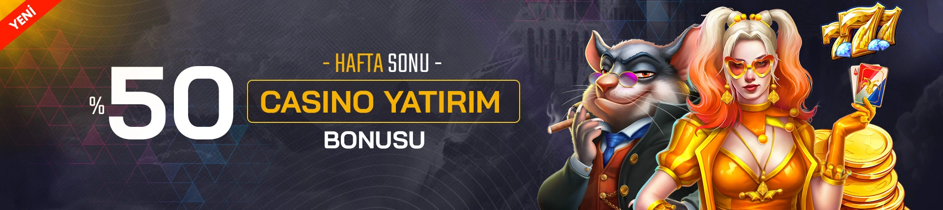 GoldenBahis %50 Hafta Sonu Casino Yatırım Bonusu
