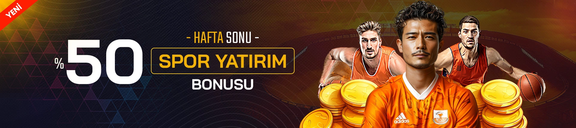 GoldenBahis %50 Hafta Sonu Spor Yatırım Bonusu